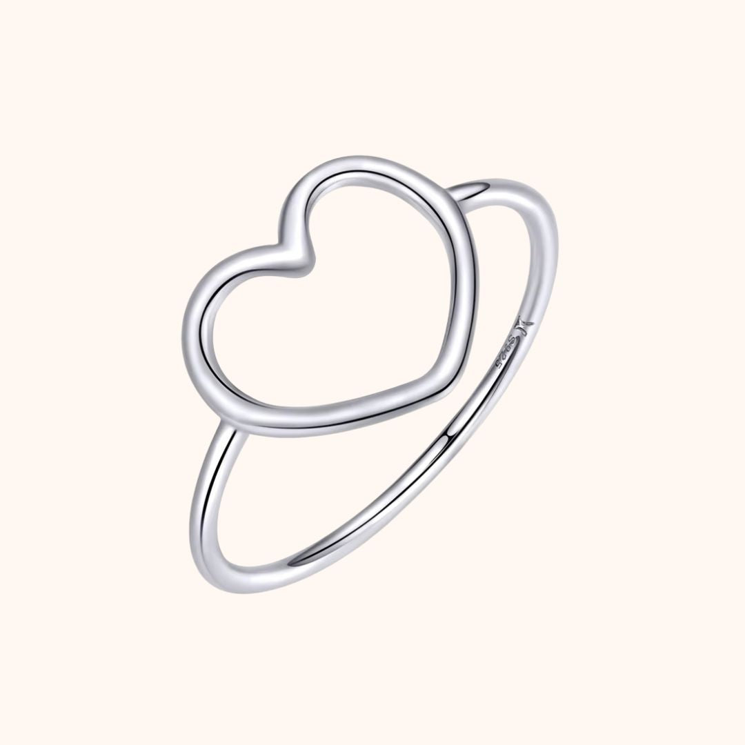 Minimalist Heart Ring