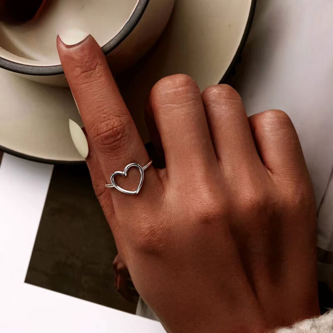 Minimalist Heart Ring