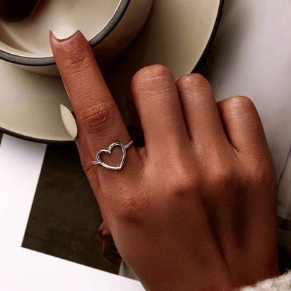 Minimalist Heart Ring