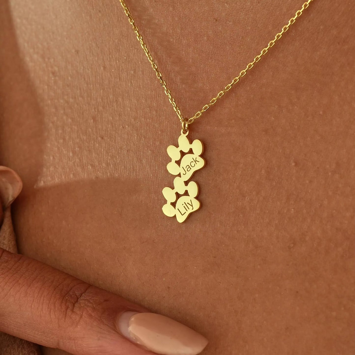 Paw Necklace - Customizable