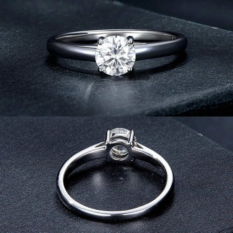 Classic Four Claw Moissanite Ring