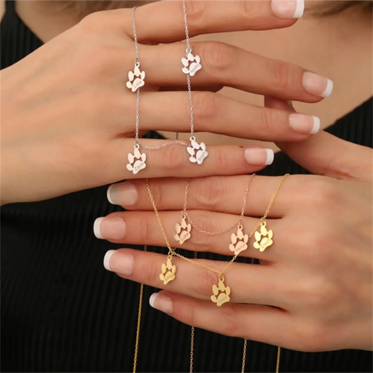 Paw Necklace - Customizable