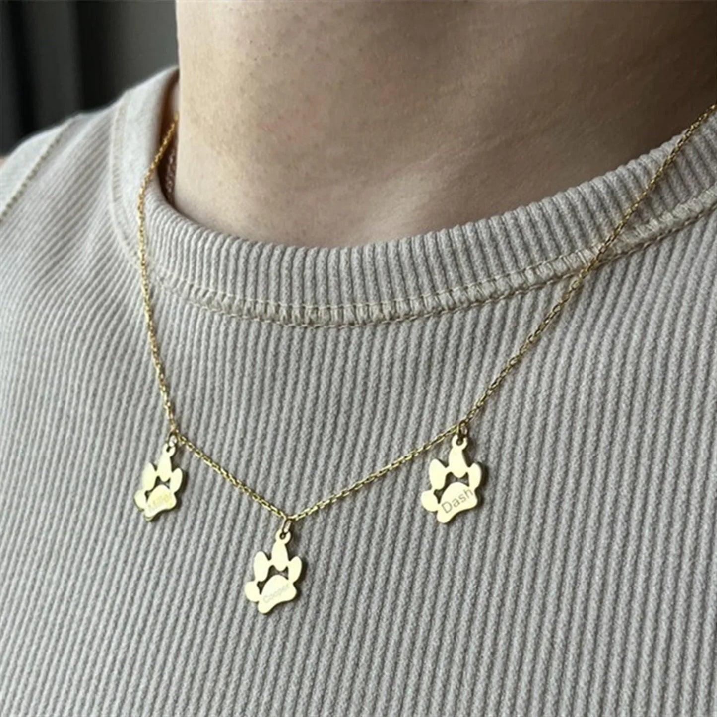 Paw Necklace - Customizable